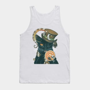 Black Cat Trick or Treat Tank Top